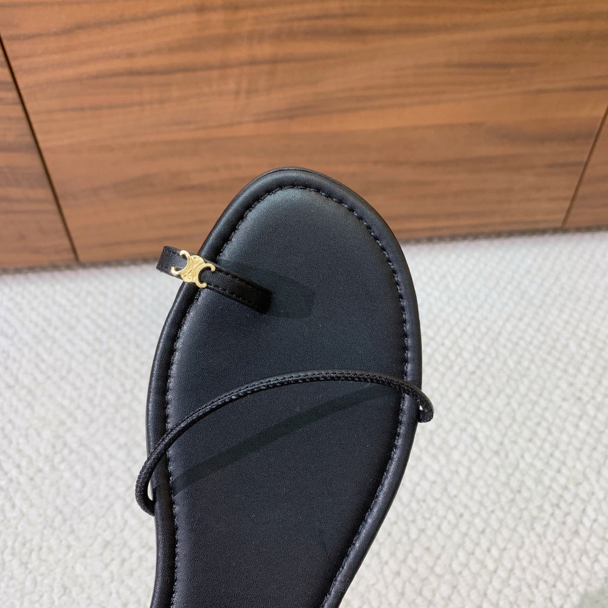 Celine 2026 Strap Sandals Leather 896158