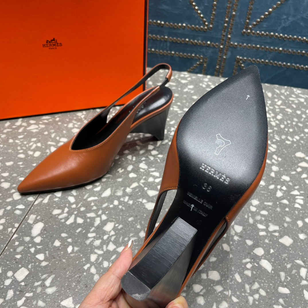 HM Intime 70 Pump Caramel Lambskin 962937