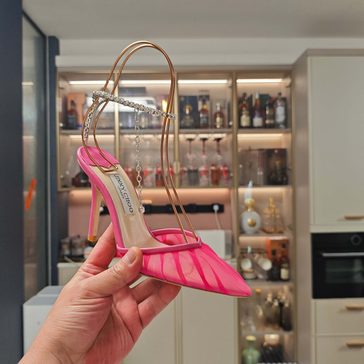 Jimmy 25 Seada 100 Pump Pink Cowhide 240049
