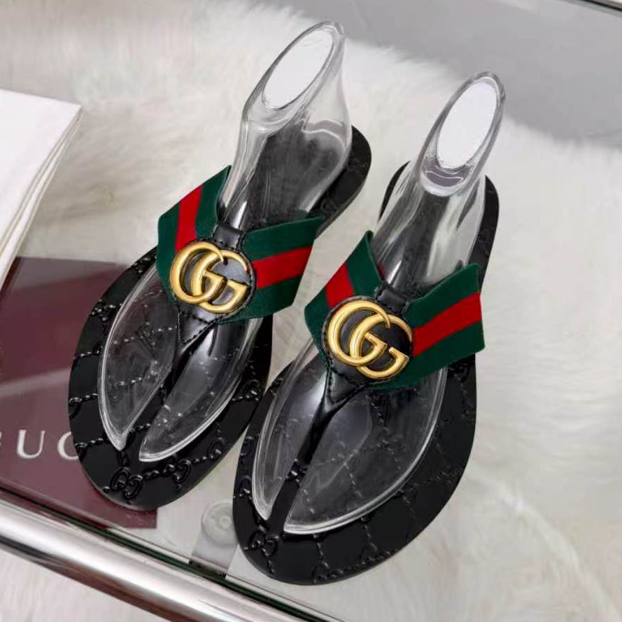 Gucci 2026 Riviera Thong Sandals Canvas 936954