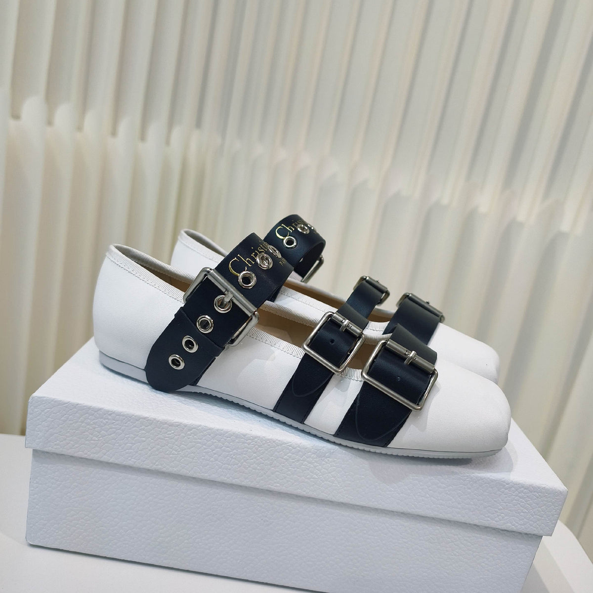 CD 25 Punk Ballet Flat  Calfskin and Suede 237991