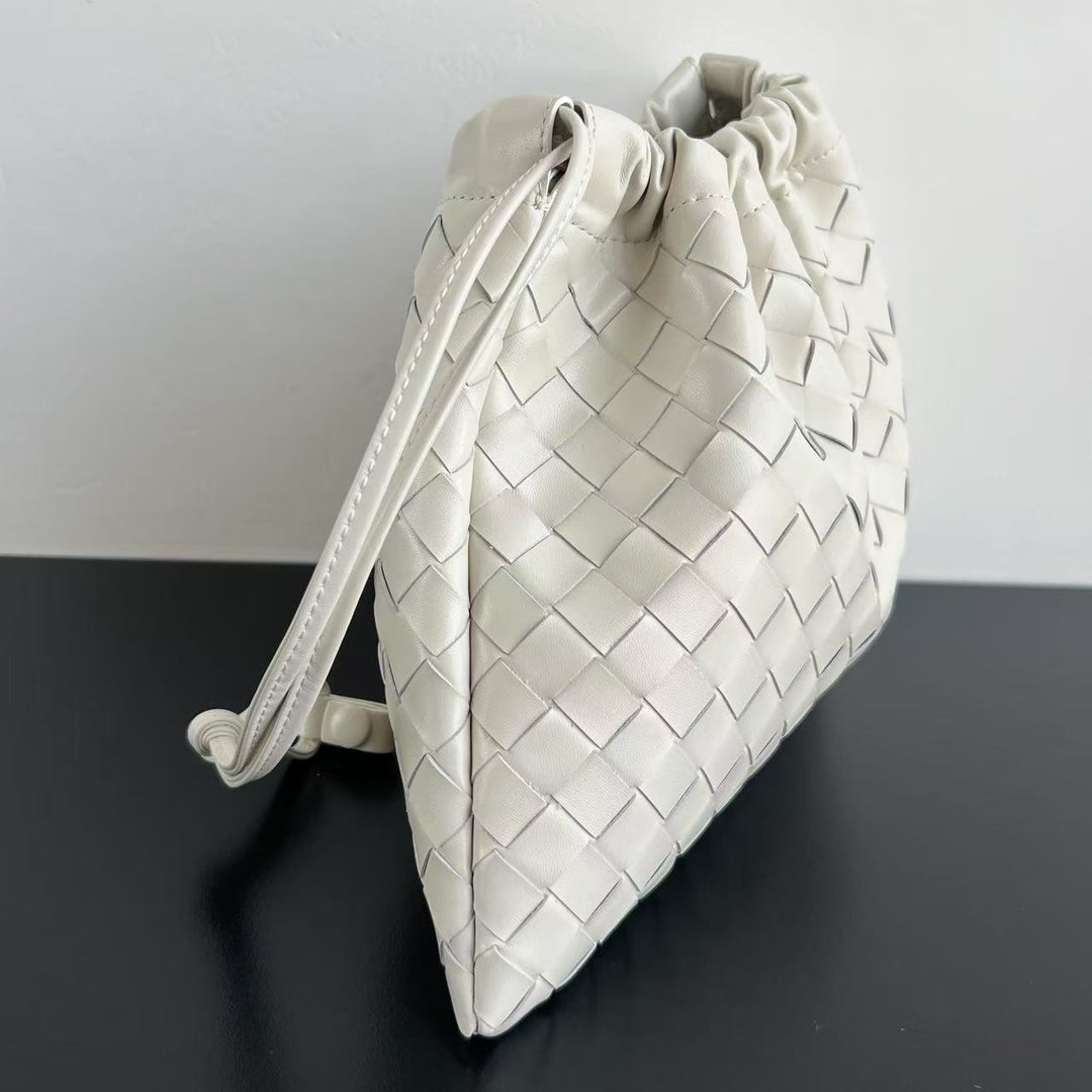 BV Dustbag 32cm White Soft Cowhide 539891