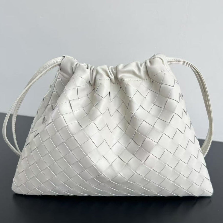 BV Dustbag 32cm White Soft Cowhide 539891