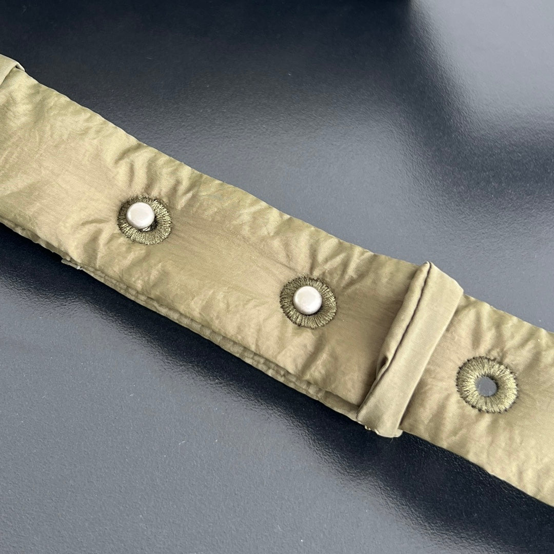 BV  Rumple 21cm Khaki Nylon Bag 545164