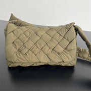 BV  Rumple 21cm Khaki Nylon Bag 545164