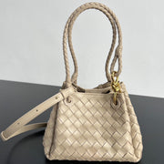 BV Parachute Intrecciato Shoulder Bag Beige Cowhide 545169