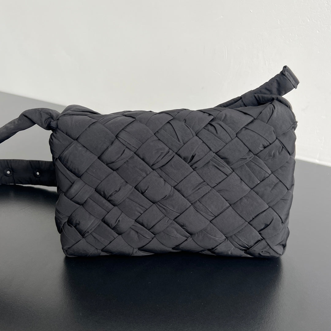 BV  Rumple 21cm Black Nylon Bag 545177