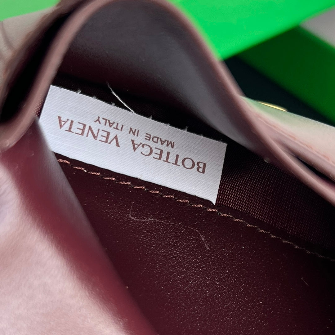 BV Wallet 14.5cm Burgundy Sheepskin 545200
