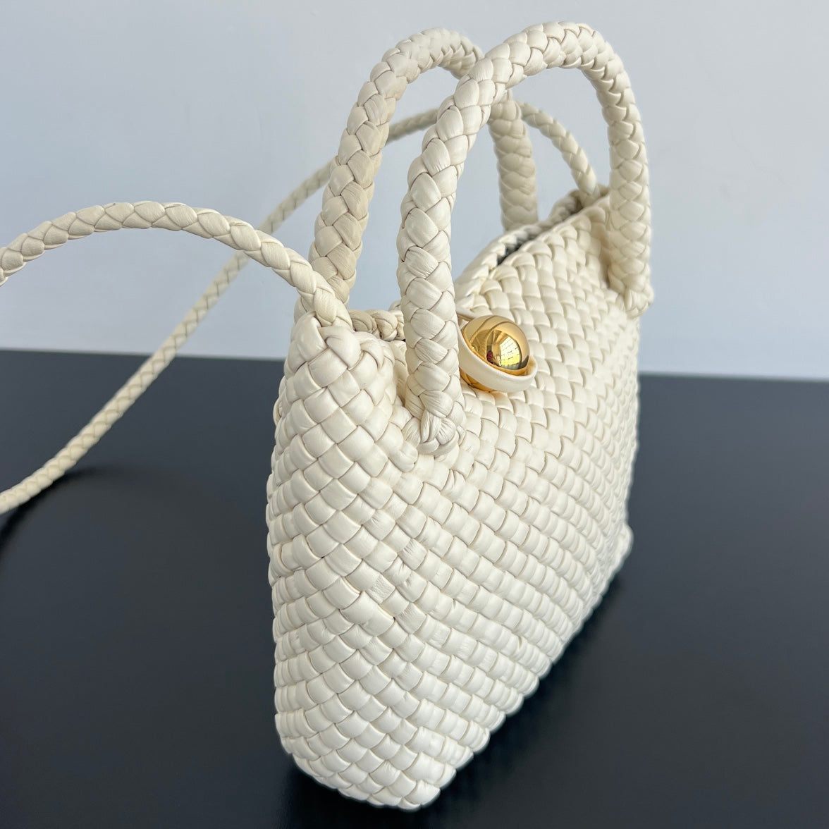 BV Tosca 20 Bag White Leather 545195
