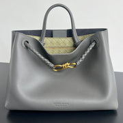 BV Andiamo 32cm Bag Gray Calfskin 545206