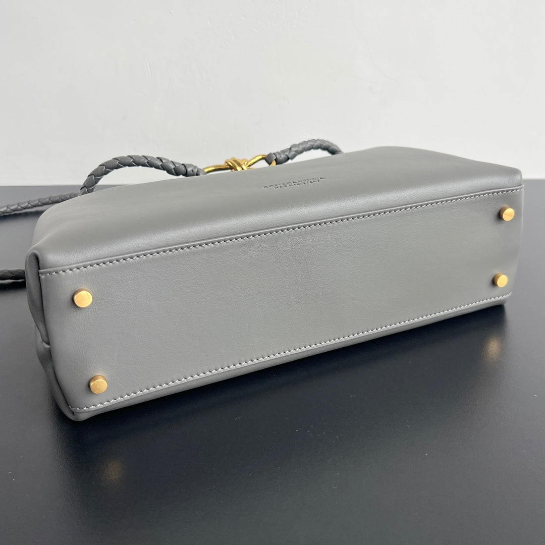 BV Andiamo 32cm Bag Gray Calfskin 545206