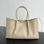 BV 2025 Pinacoteca 43cm Bag Beige Green Leather Suede 545238