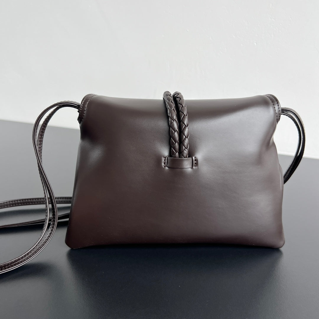 BV Liberta 24cm Bag Chocolate Smooth Calfskin 559329