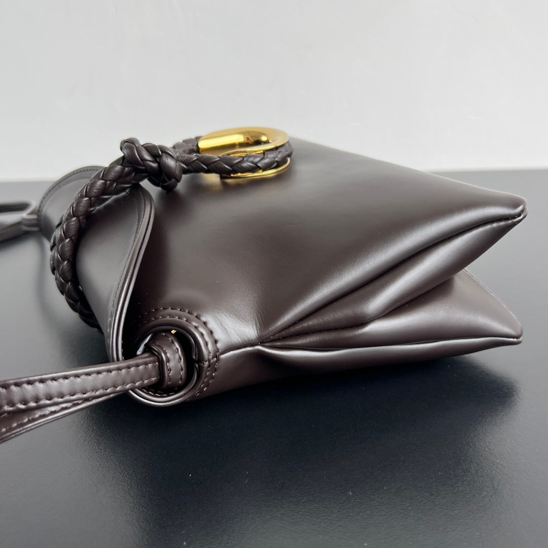 BV Liberta 24cm Bag Chocolate Smooth Calfskin 559329