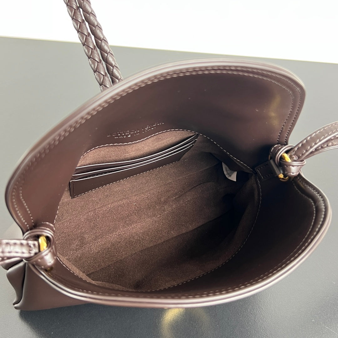 BV Liberta 24cm Bag Chocolate Smooth Calfskin 559329