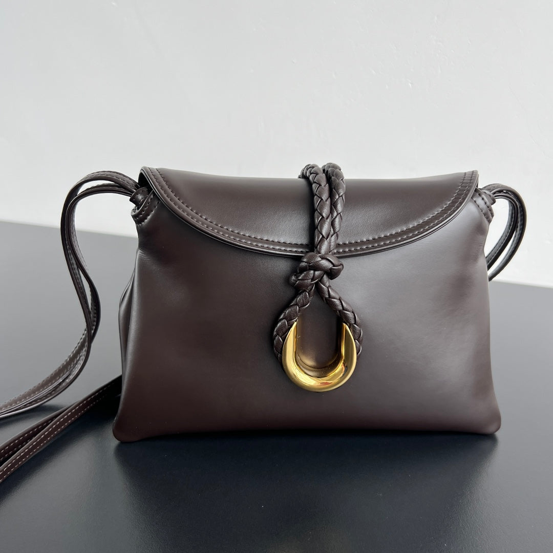 BV Liberta 24cm Bag Chocolate Smooth Calfskin 559329