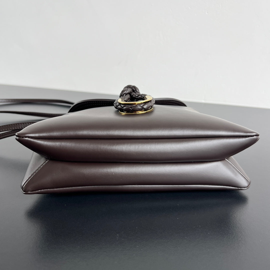 BV Liberta 24cm Bag Chocolate Smooth Calfskin 559329