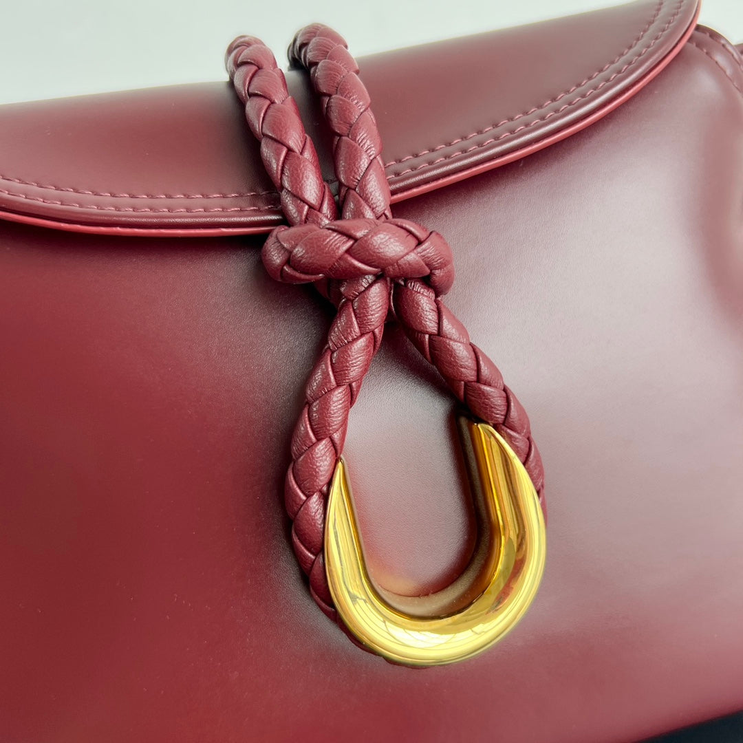 BV Liberta 24cm Bag Burgundy Smooth Calfskin 559330