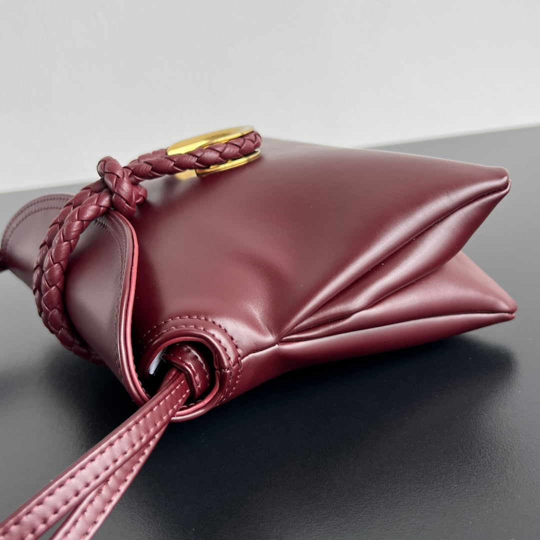 BV Liberta 24cm Bag Burgundy Smooth Calfskin 559330
