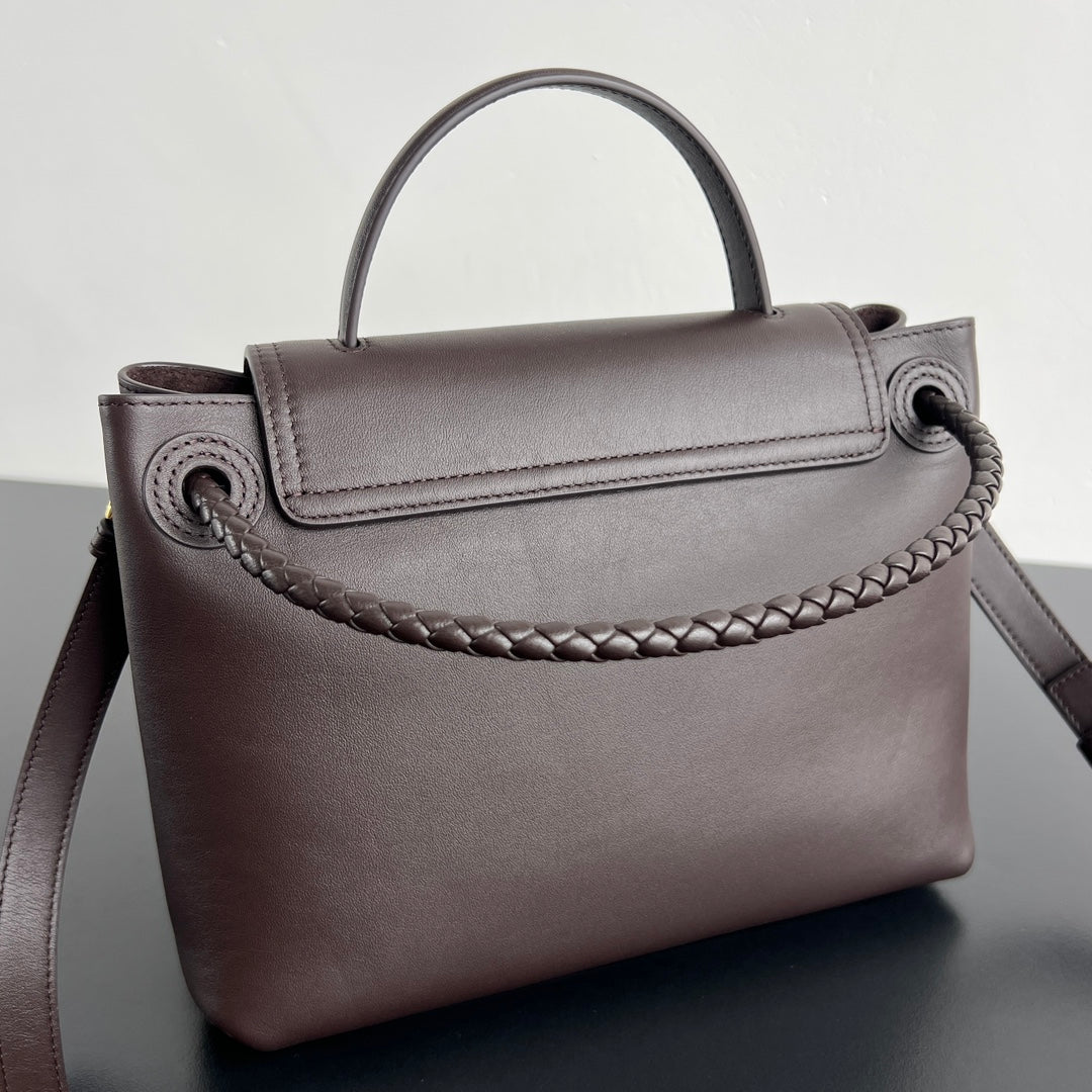 BV Ciao Ciao 26cm Bag Chocolate Silky Calfskin 559340