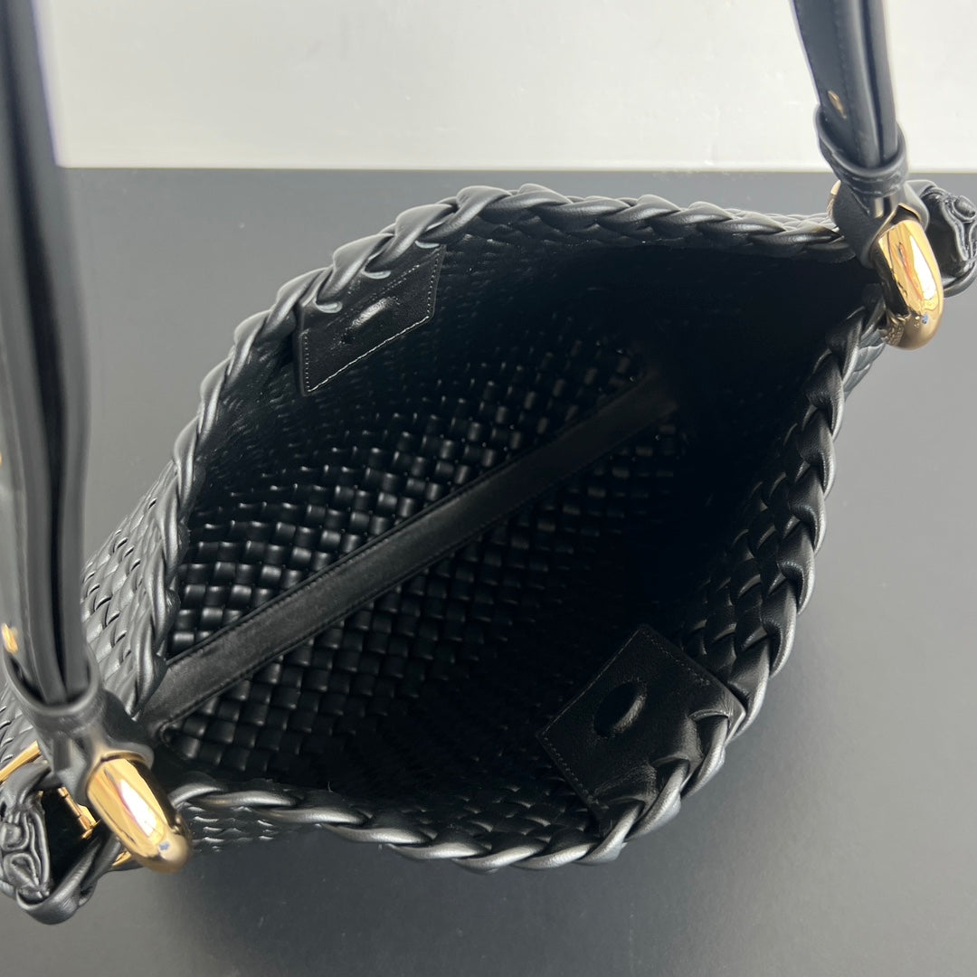 BV Clicker 38cm Bag Black Lambskin 559299