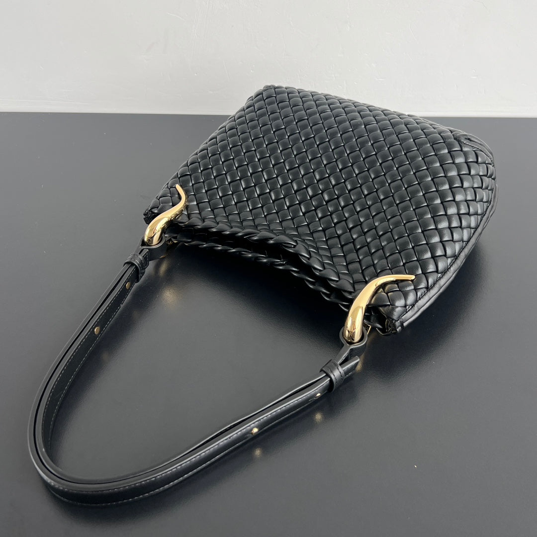 BV Clicker 27cm Bag Black Lambskin 559300