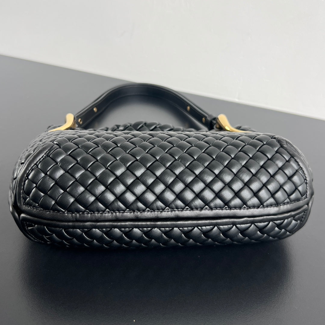 BV Clicker 27cm Bag Black Lambskin 559300