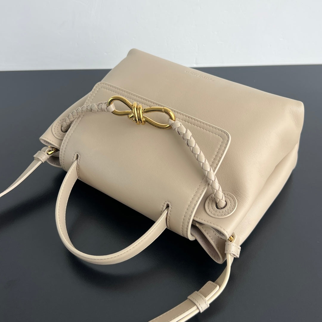 BV Ciao Ciao 26cm Bag Beige Silky Calfskin 563655