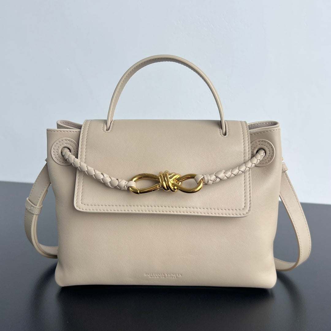 BV Ciao Ciao 26cm Bag Beige Silky Calfskin 563655