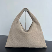 BV Hop 54cm Bag Light Gray Suede Cowhide 563682