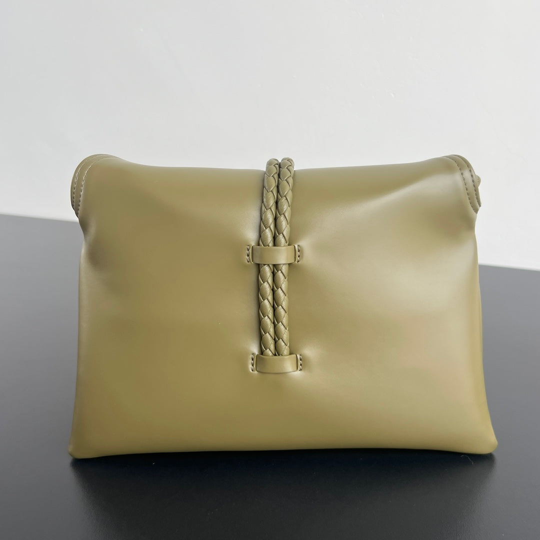 BV Liberta 27.5cm Bga Khaki Green Smooth Calfskin 563683