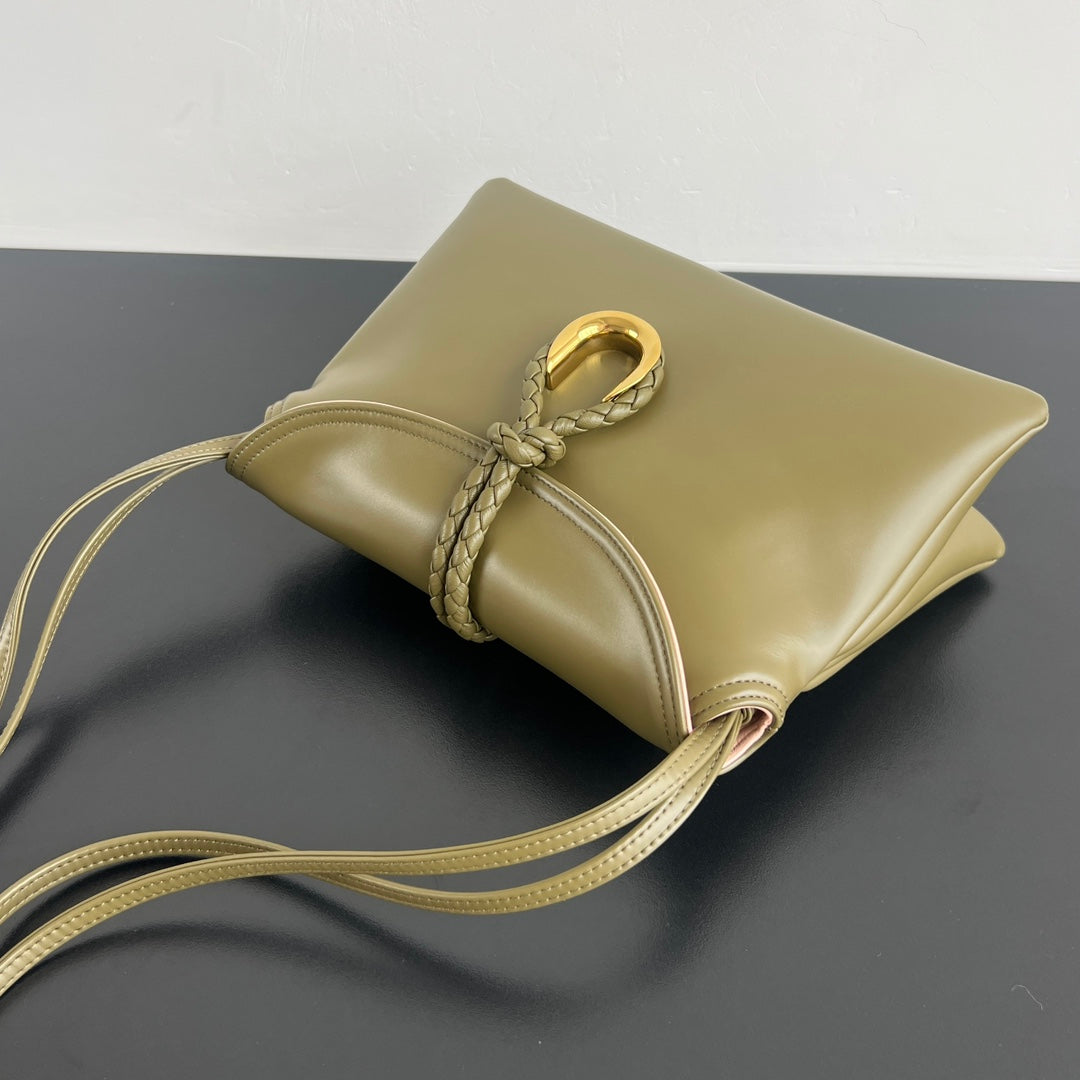 BV Liberta 27.5cm Bga Khaki Green Smooth Calfskin 563683