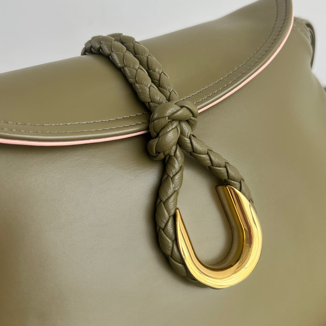 BV Liberta 27.5cm Bga Khaki Green Smooth Calfskin 563683