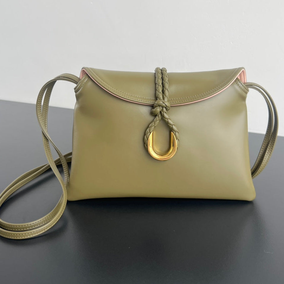 BV Liberta 27.5cm Bga Khaki Green Smooth Calfskin 563683