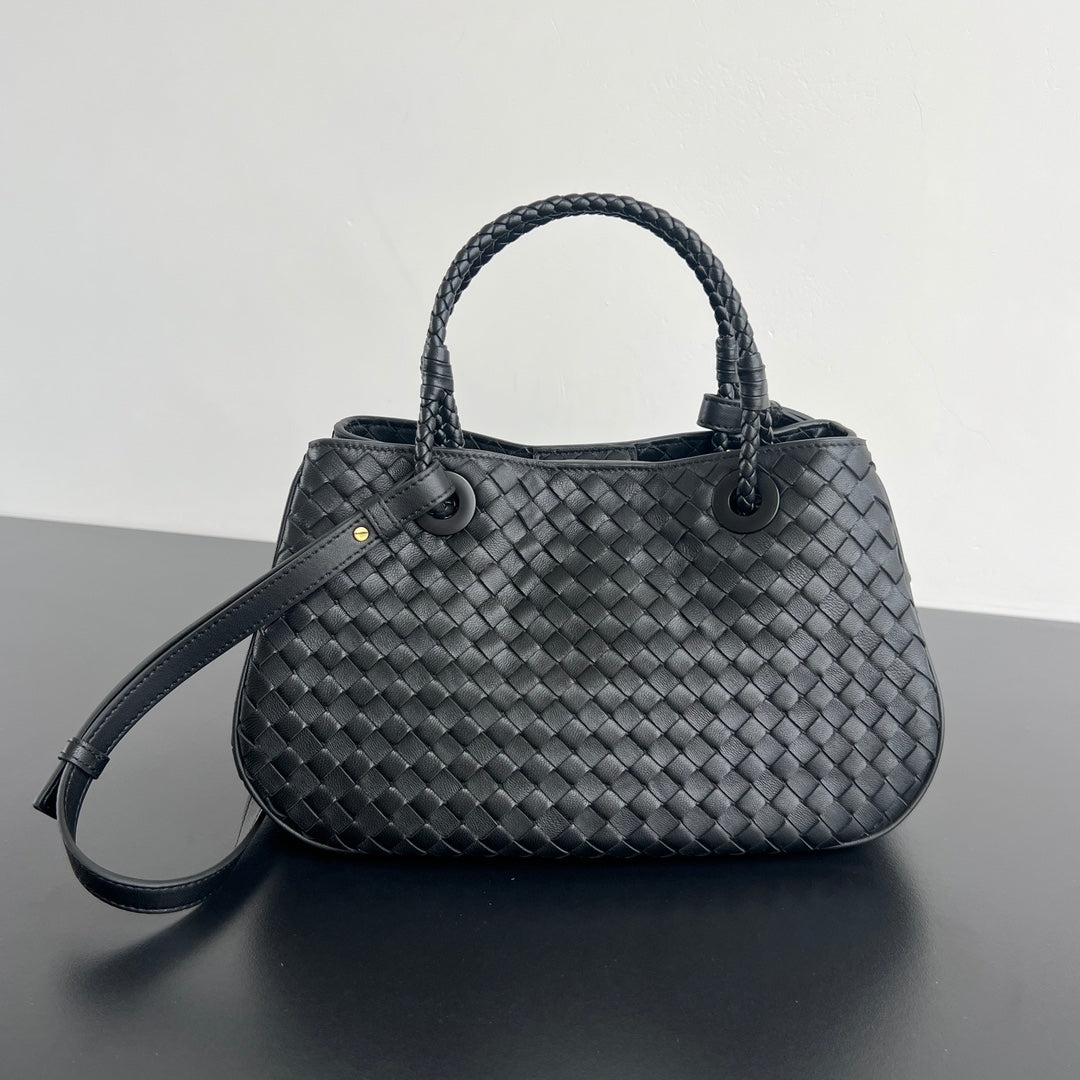 BV Basket 31cm Bag Black Napa lambskin 563687