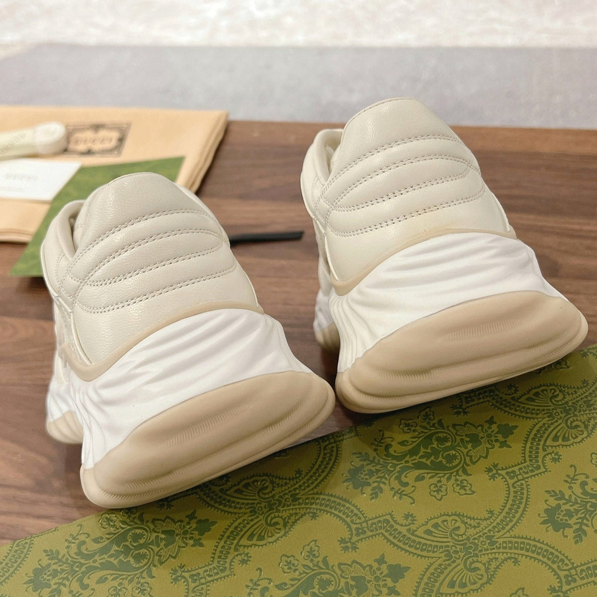 GG RIPPLE SNEAKER  cream