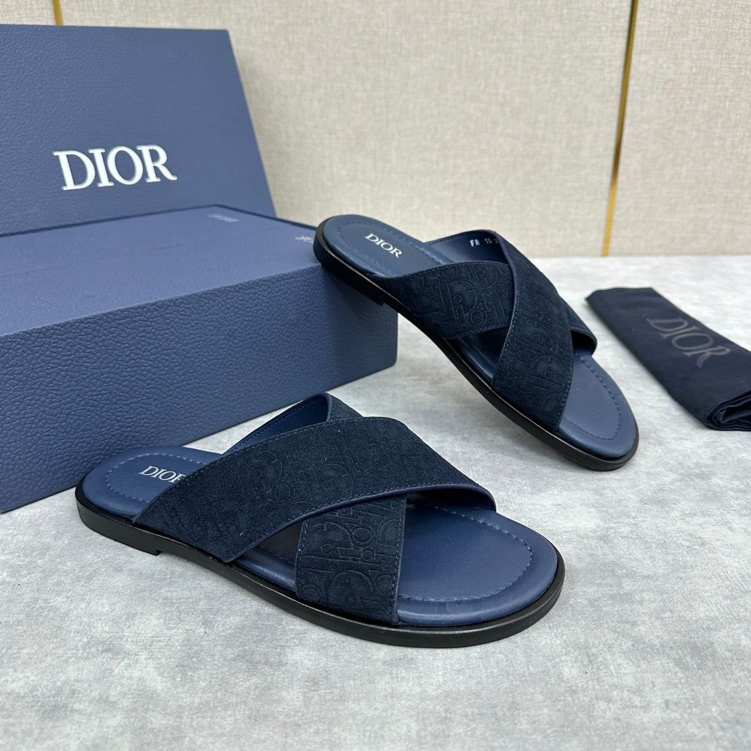 CD ALIAS SANDAL NAVY SUEDE