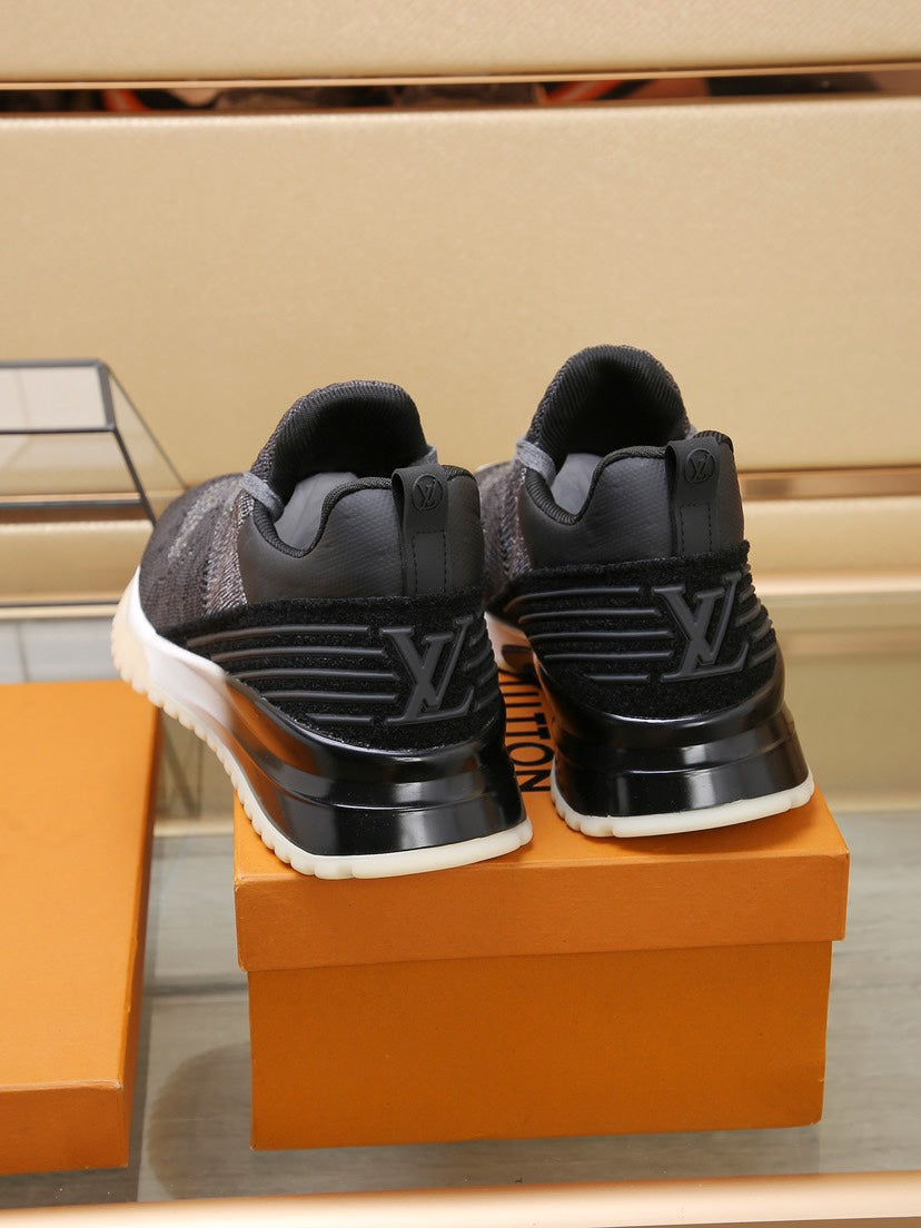 LV V.N.R SNEAKER BLACK AND DARK GREY