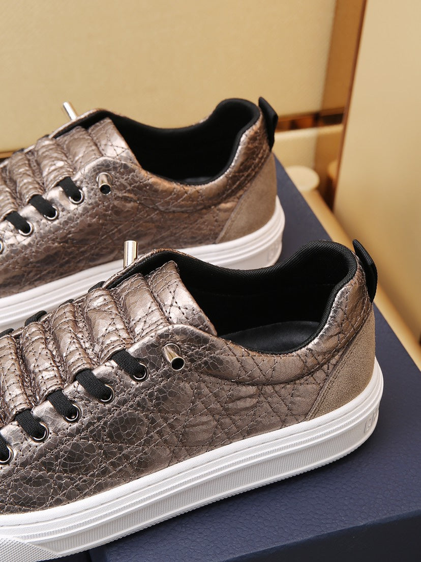 CD STYLISH SNEAKER METALLIC CALFSKIN