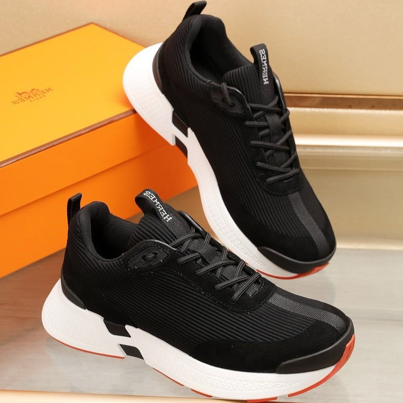 HM HUGO SNEAKER BLACK AND WHITE WEAVE