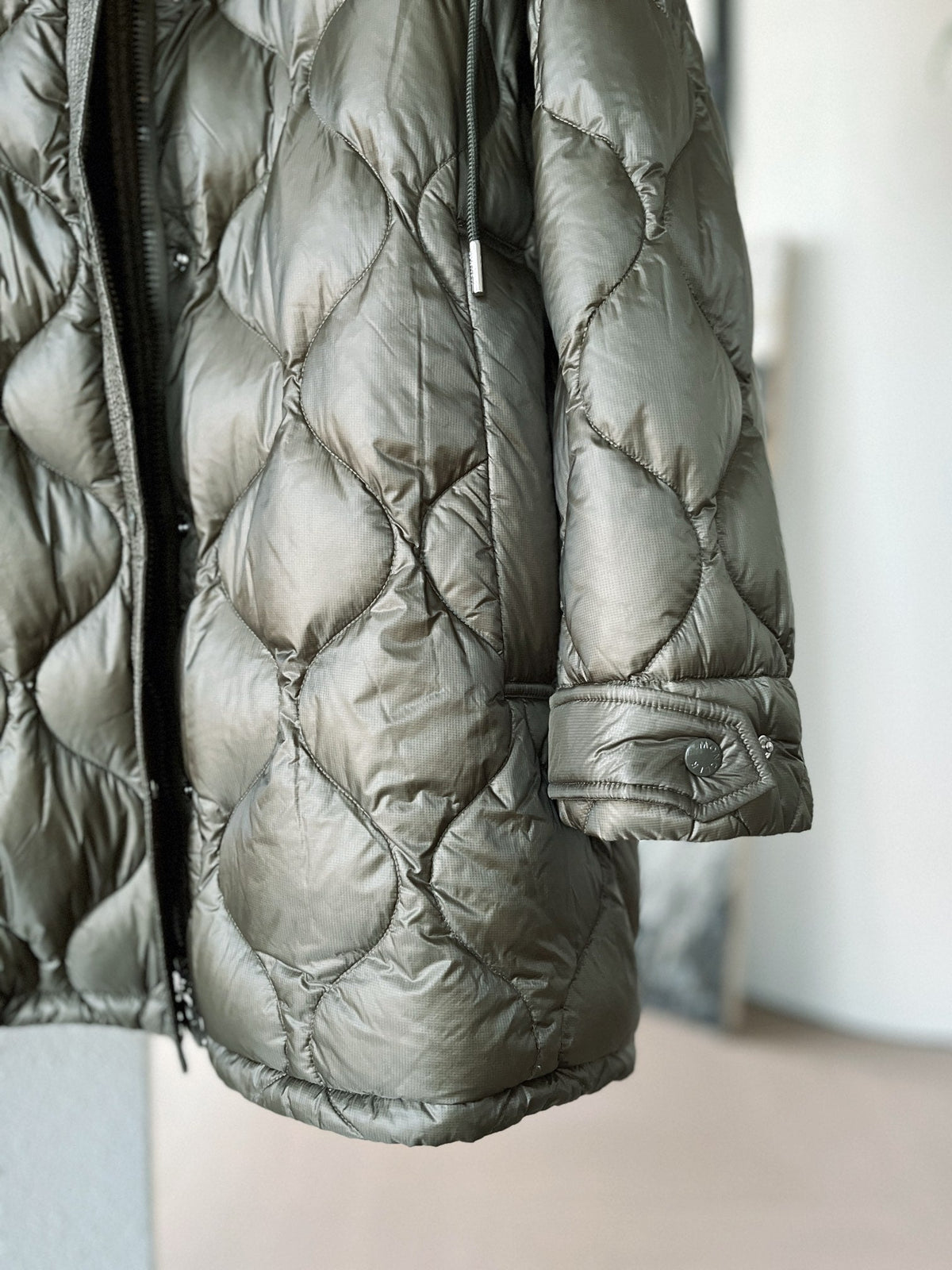 MC 25 Quilted Jacket Moss Green Polyester 0003