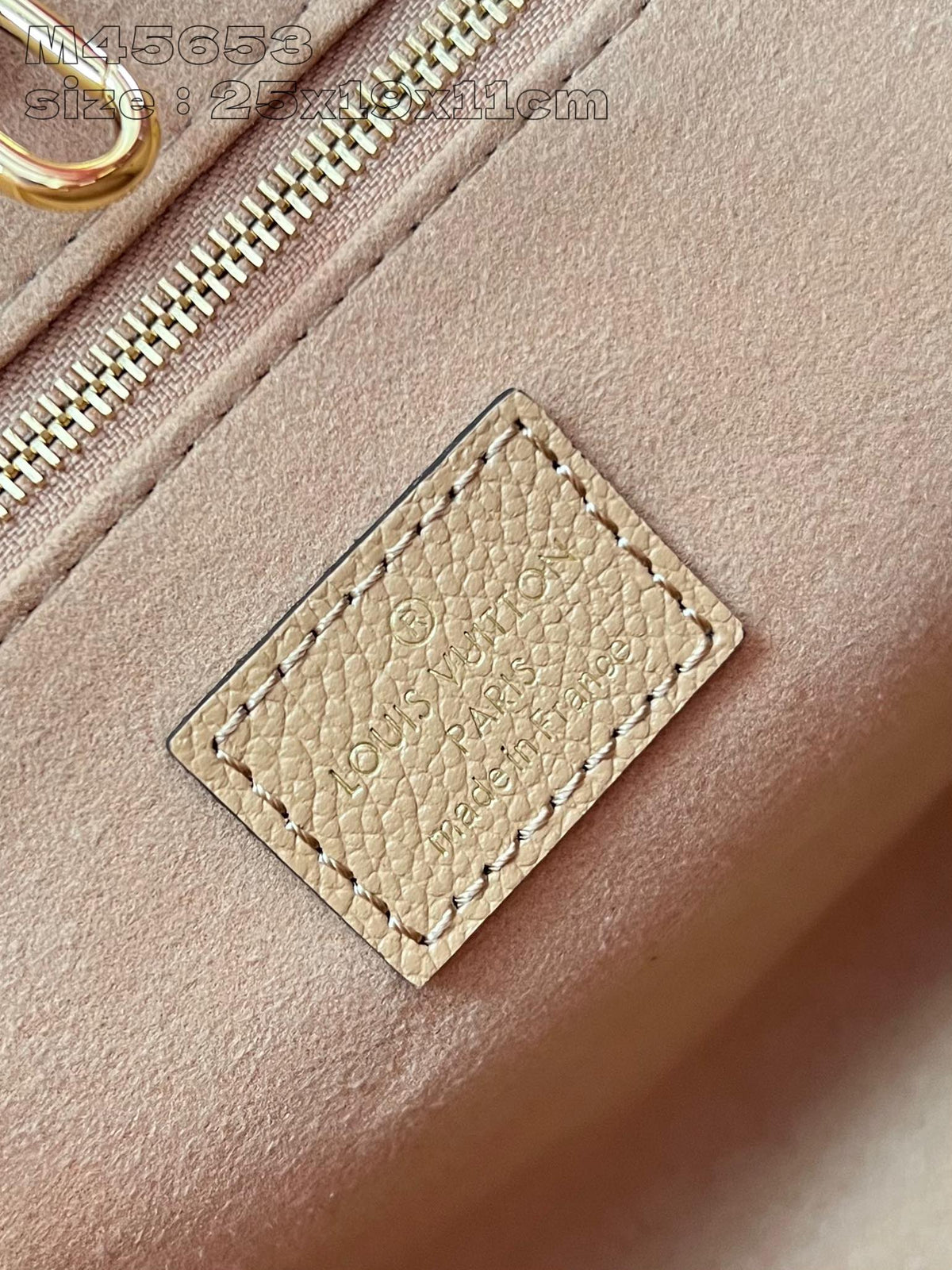 Onthego Pm 25 Brown Beige Monogram Empreinte Calfskin