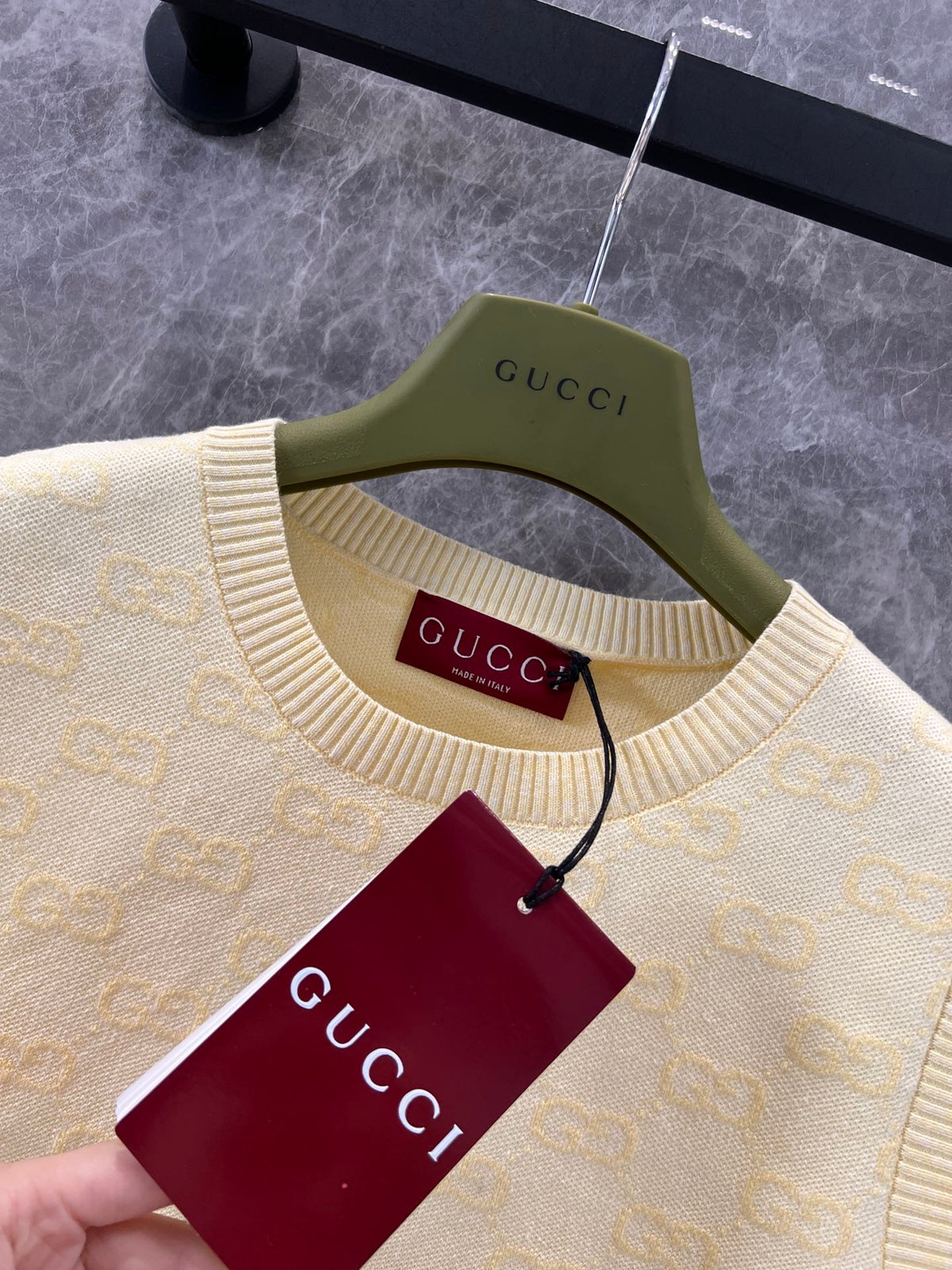 GG 25 Vest Light Yellow Wool 0036