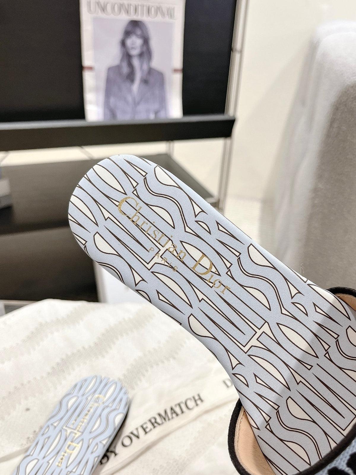 CD 25 Slippers Cotton Fabric 241434