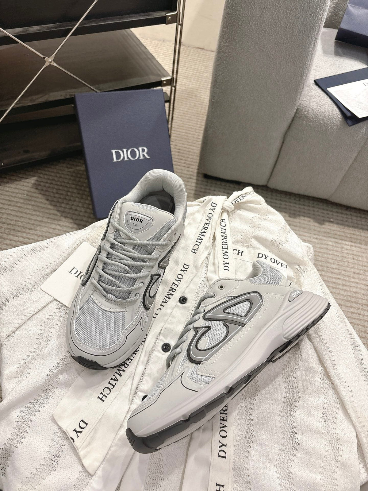 CD B30 sneakers gray technology fabric 438318