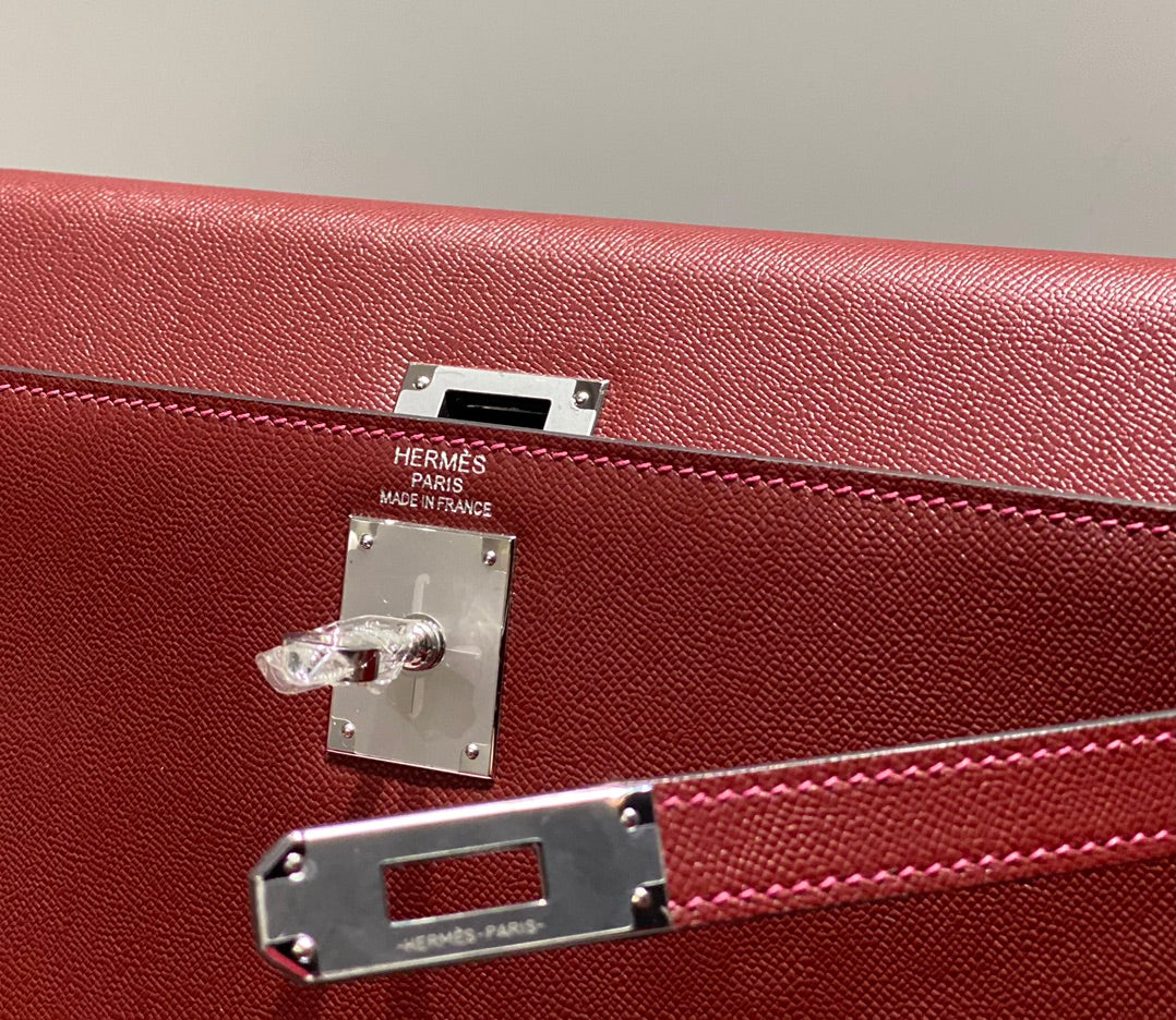 HM Kelly Elan 27cm Red Leather Shw