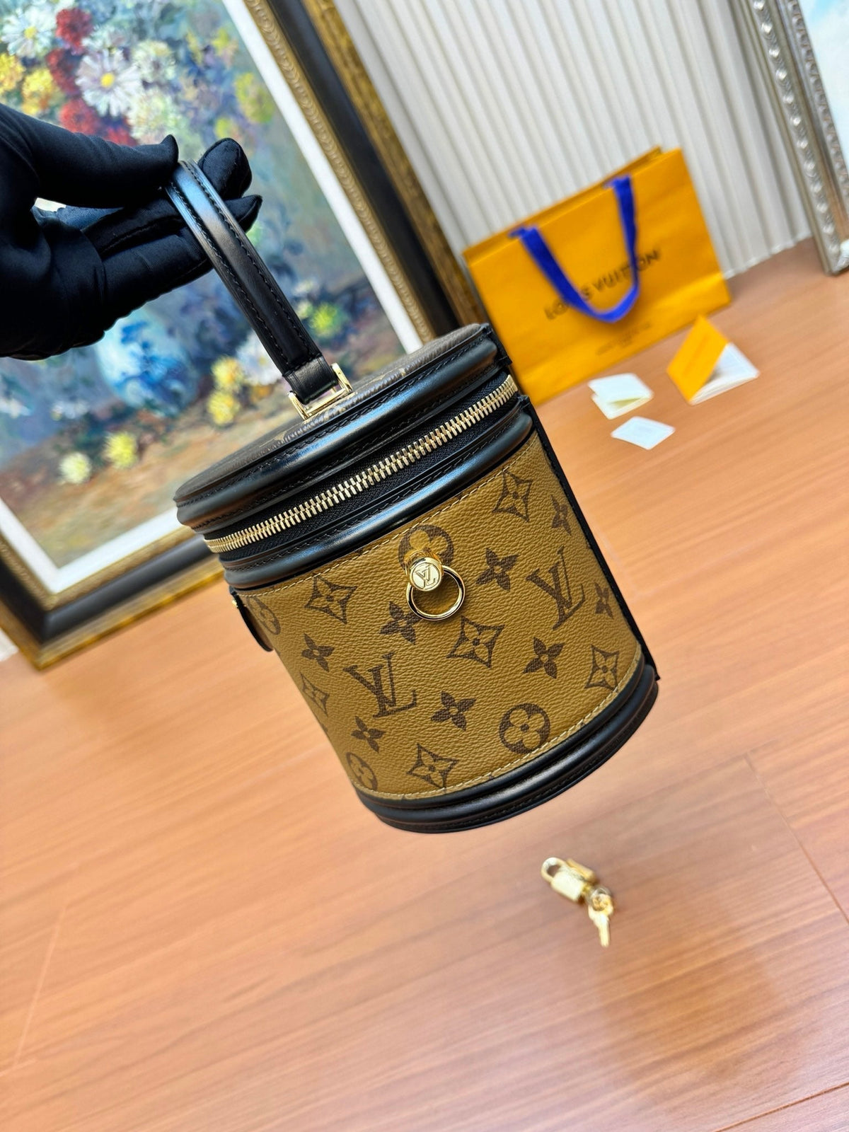 LV Cannes Bag 15cm Brown Monogram Canvas 206025