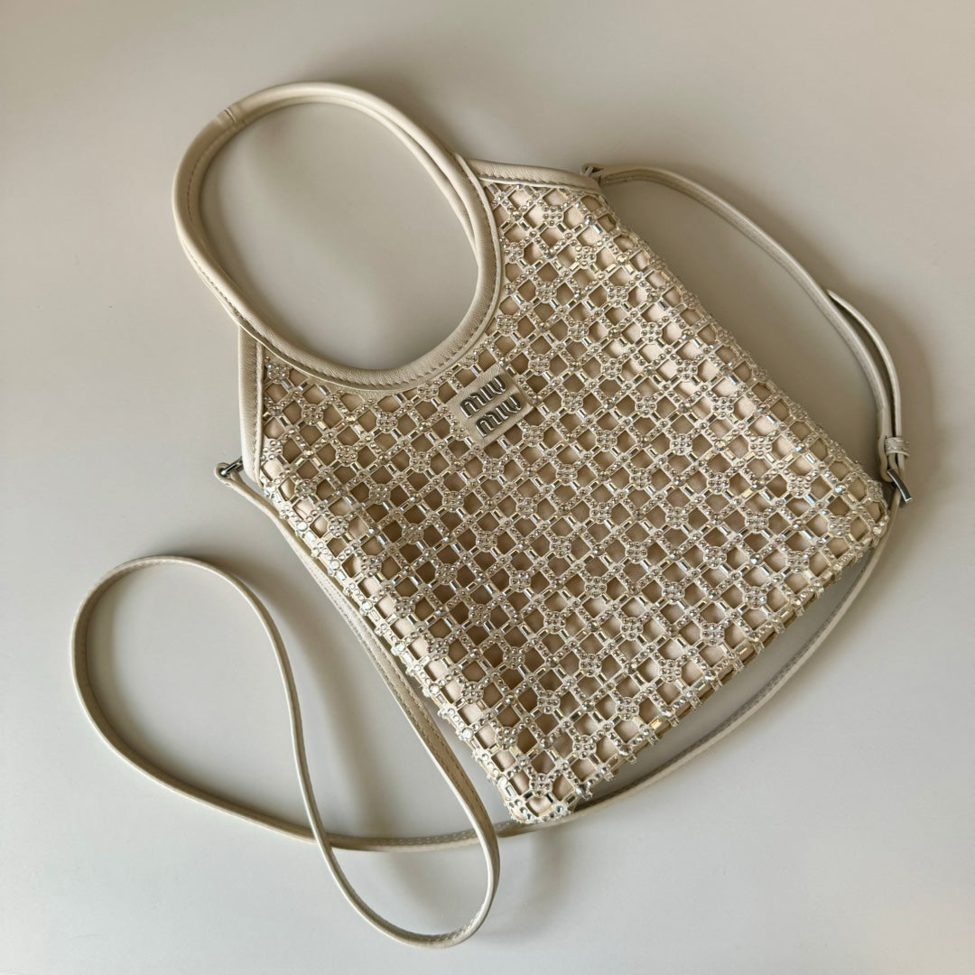 MiuMiu small diamond bag leather