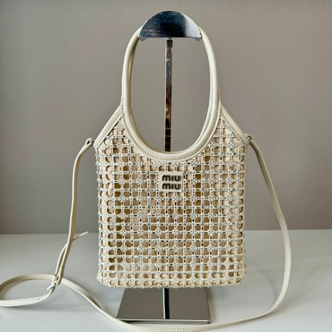 MiuMiu small diamond bag leather