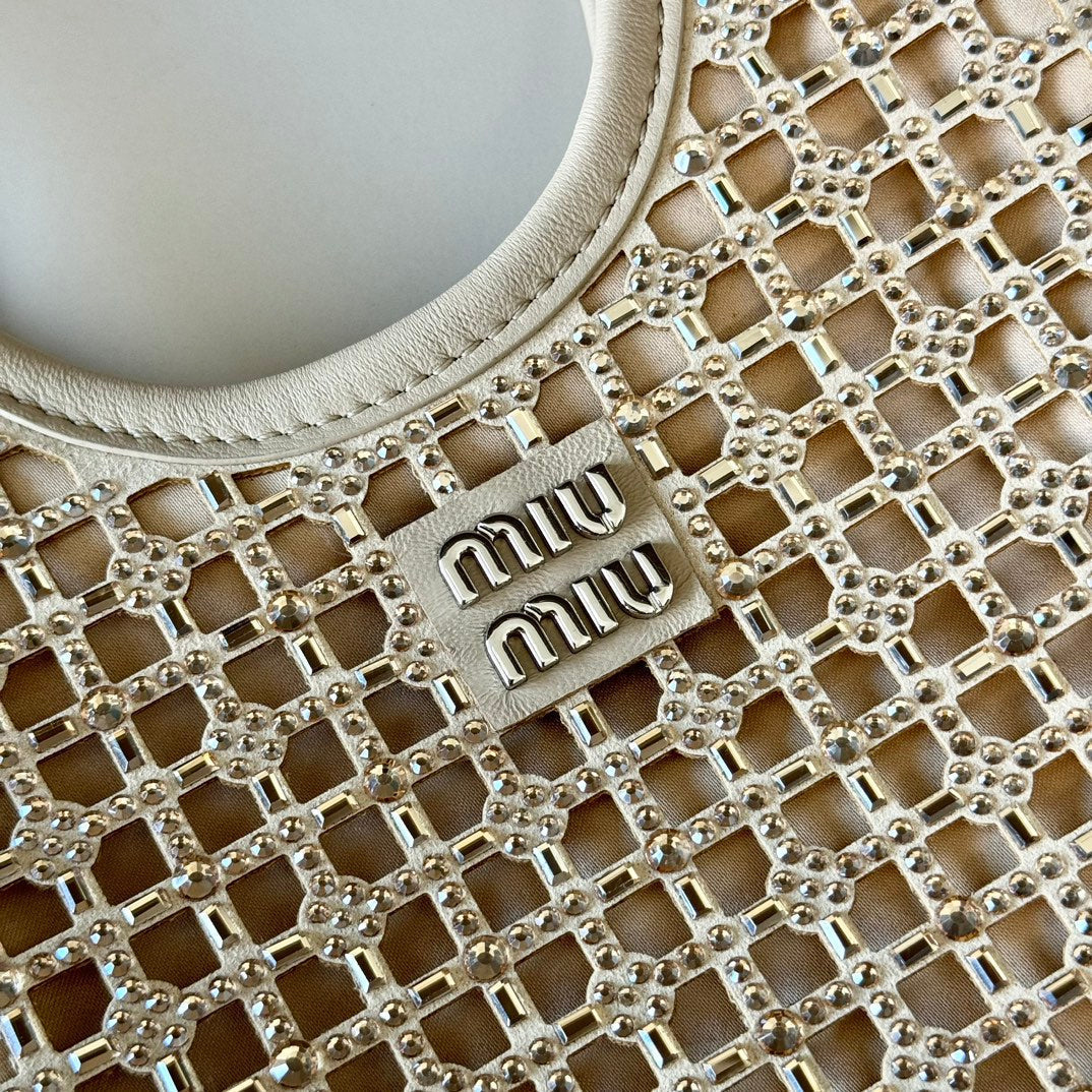 MiuMiu small diamond bag leather